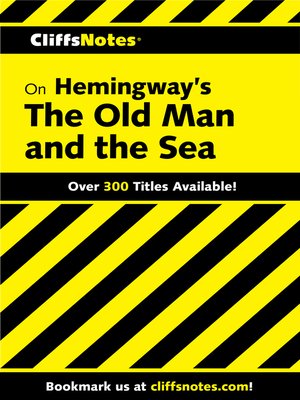 cover image of CliffsNotes on Hemingway's The Old Man and the Sea